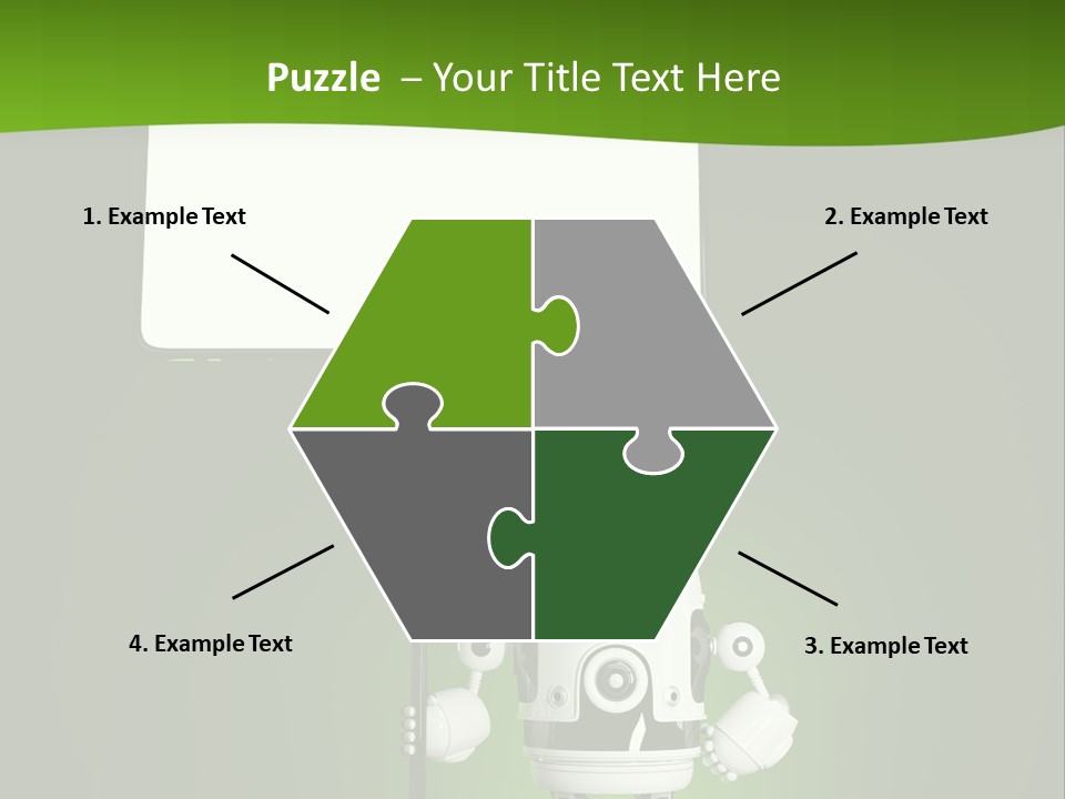 Male Space Robotic PowerPoint Template