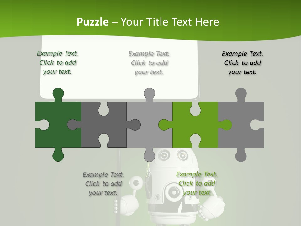 Male Space Robotic PowerPoint Template