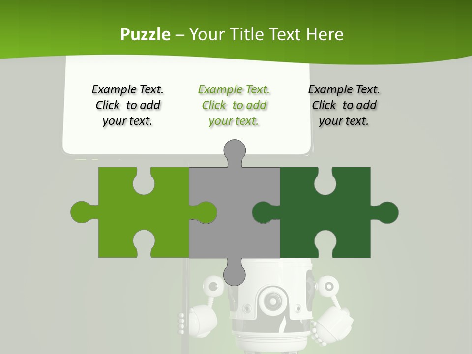 Male Space Robotic PowerPoint Template