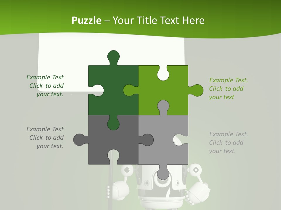 Male Space Robotic PowerPoint Template