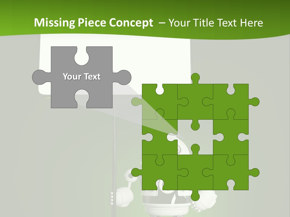 Male Space Robotic PowerPoint Template