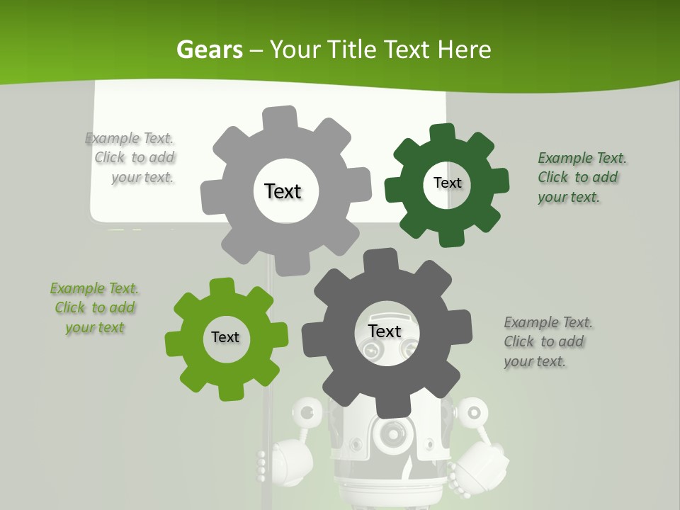 Male Space Robotic PowerPoint Template