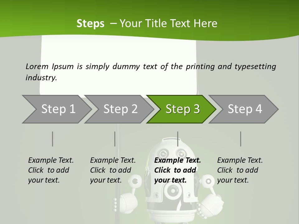 Male Space Robotic PowerPoint Template