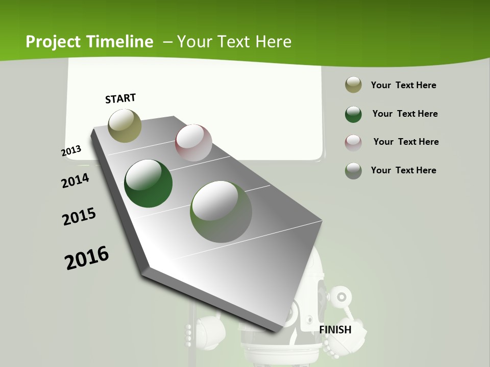 Male Space Robotic PowerPoint Template