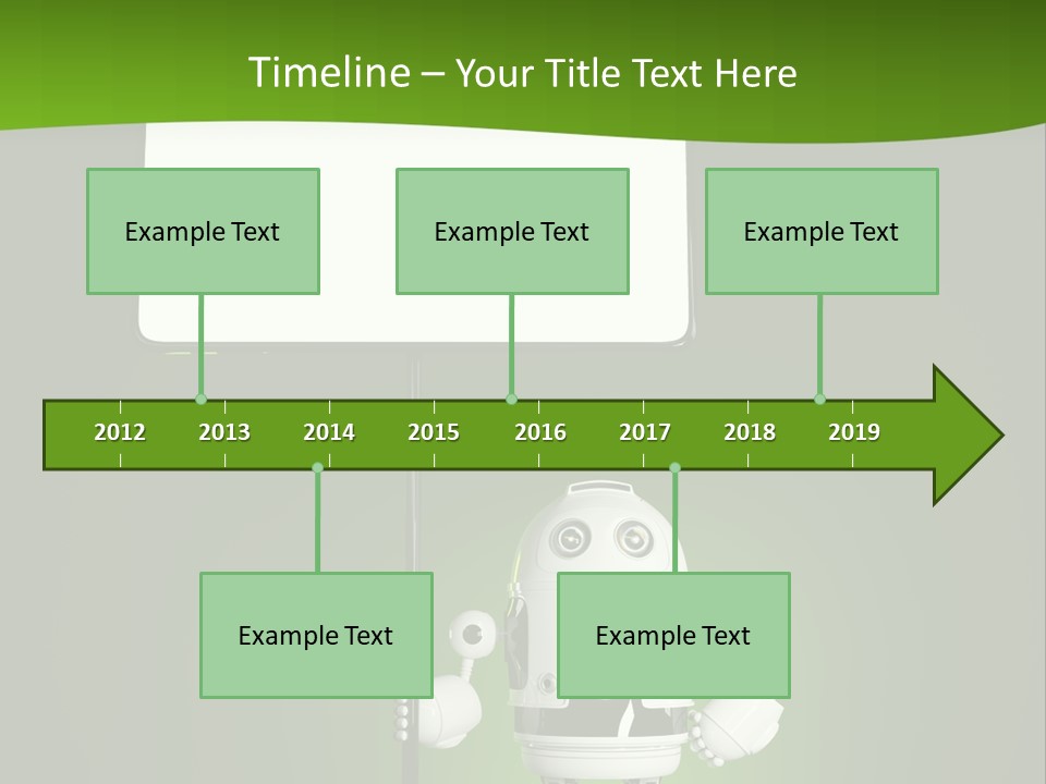 Male Space Robotic PowerPoint Template