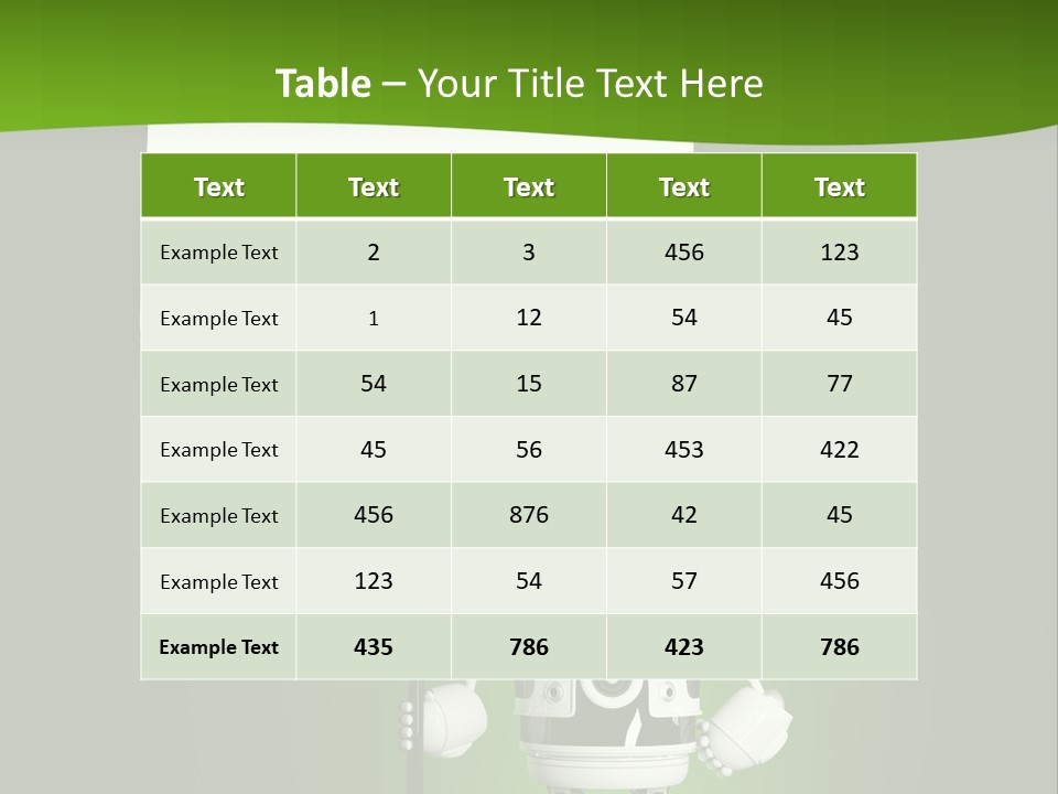 Male Space Robotic PowerPoint Template