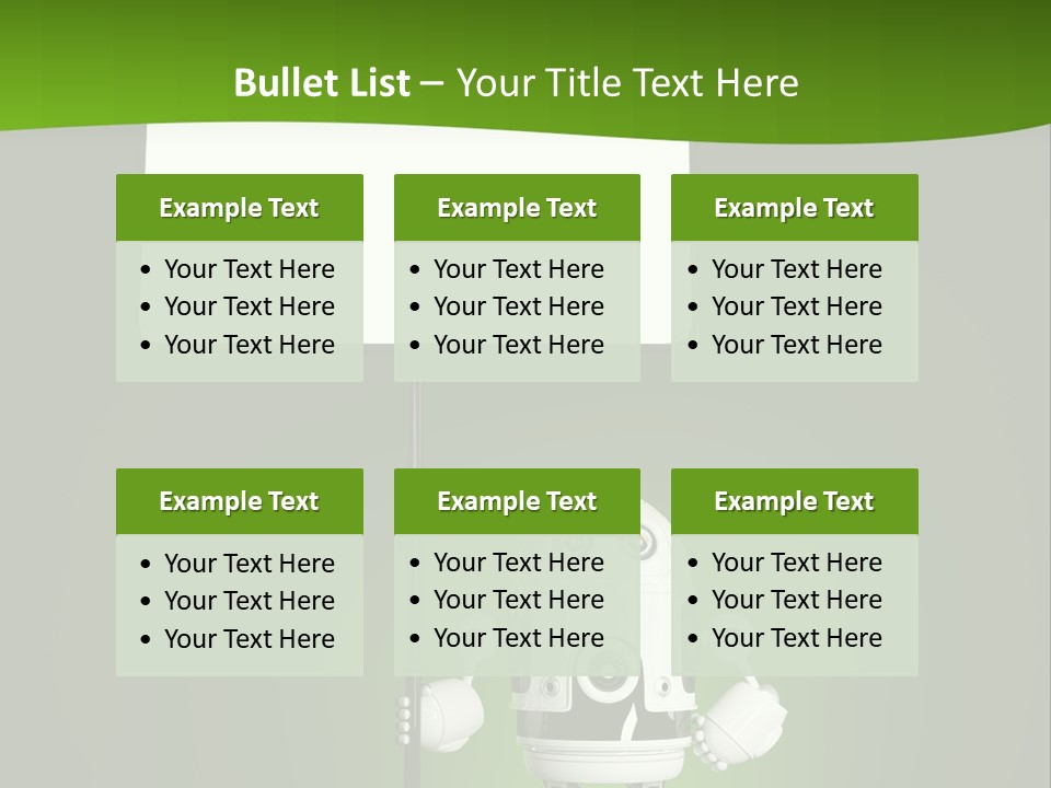 Male Space Robotic PowerPoint Template