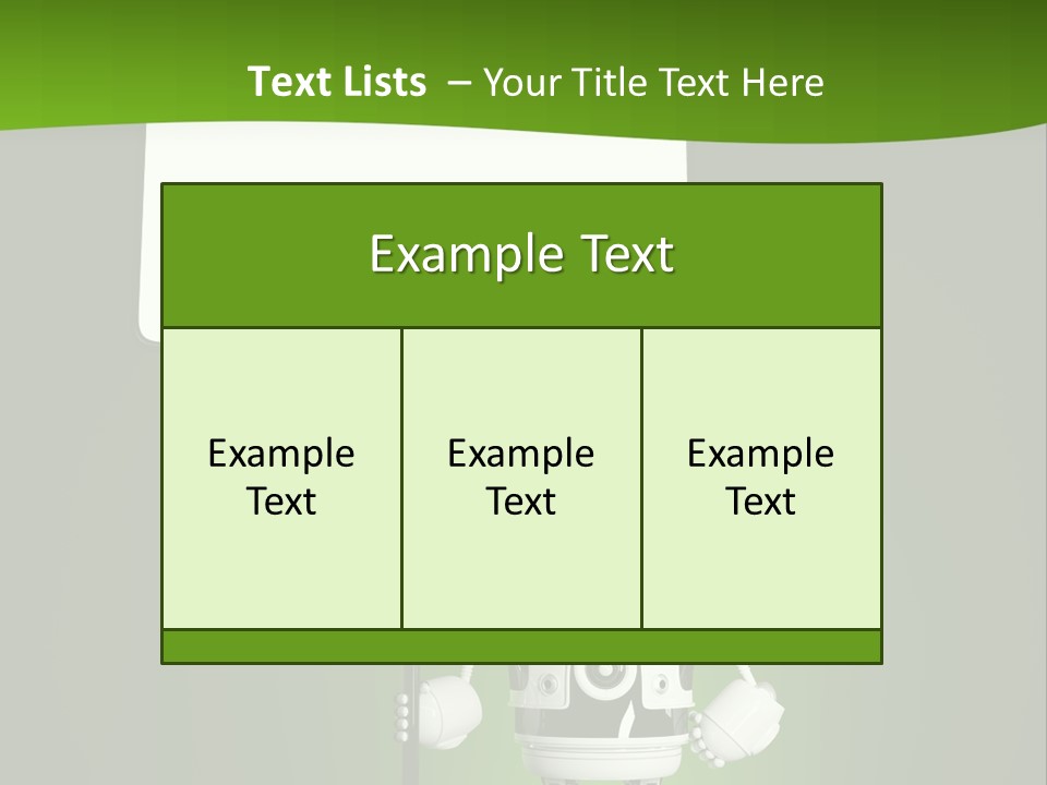 Male Space Robotic PowerPoint Template