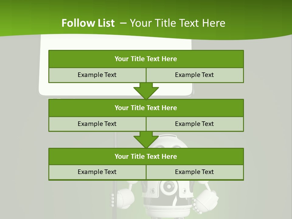 Male Space Robotic PowerPoint Template