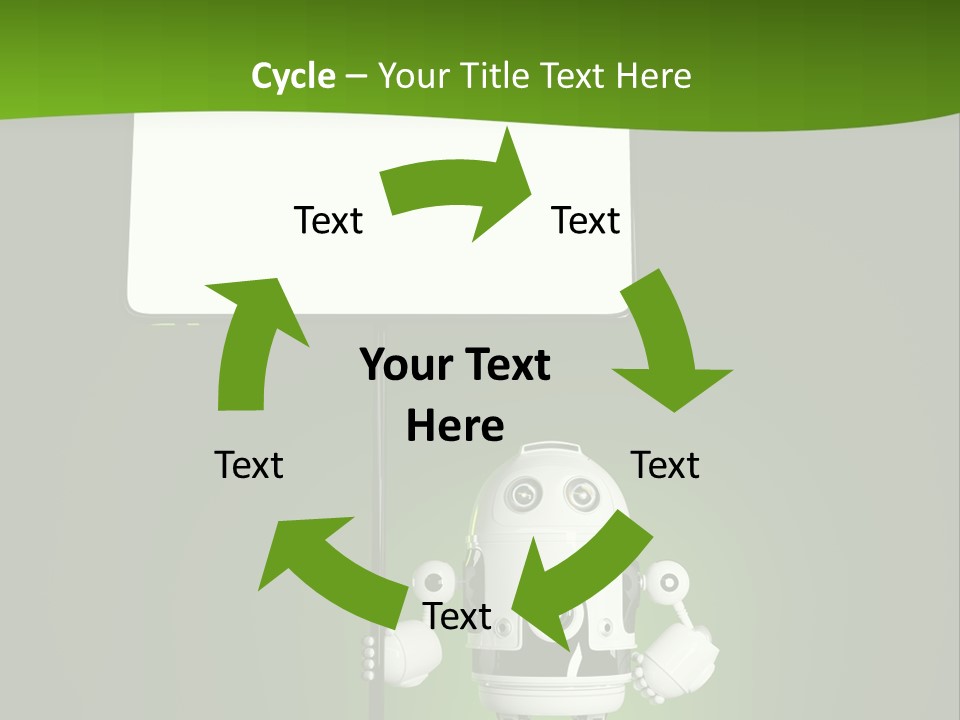 Male Space Robotic PowerPoint Template