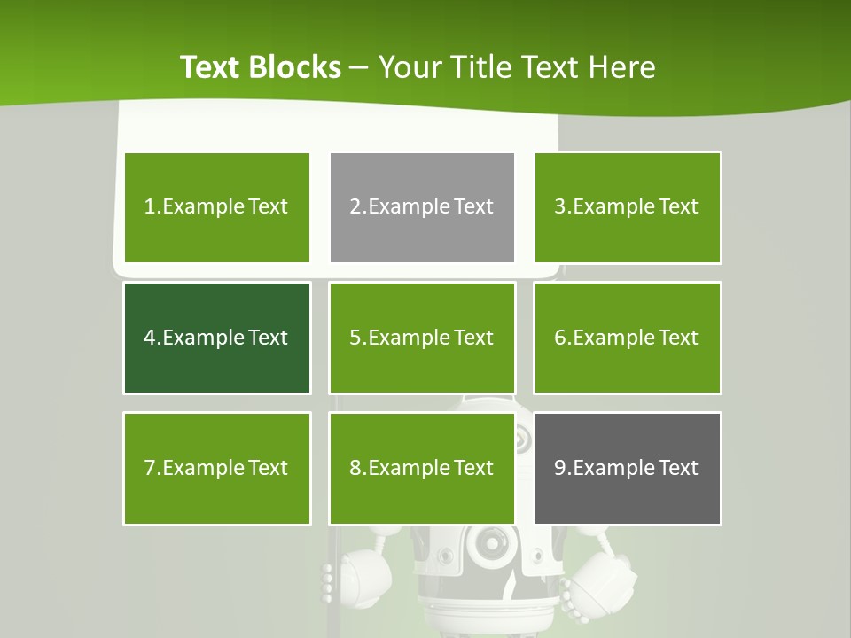 Male Space Robotic PowerPoint Template
