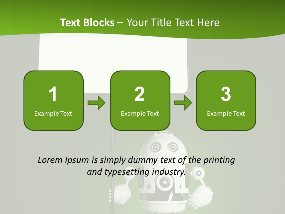 Male Space Robotic PowerPoint Template
