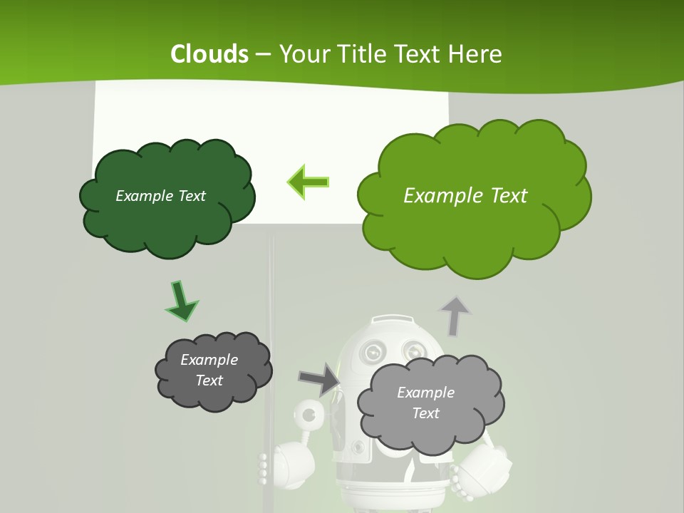Male Space Robotic PowerPoint Template