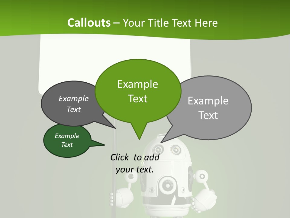 Male Space Robotic PowerPoint Template