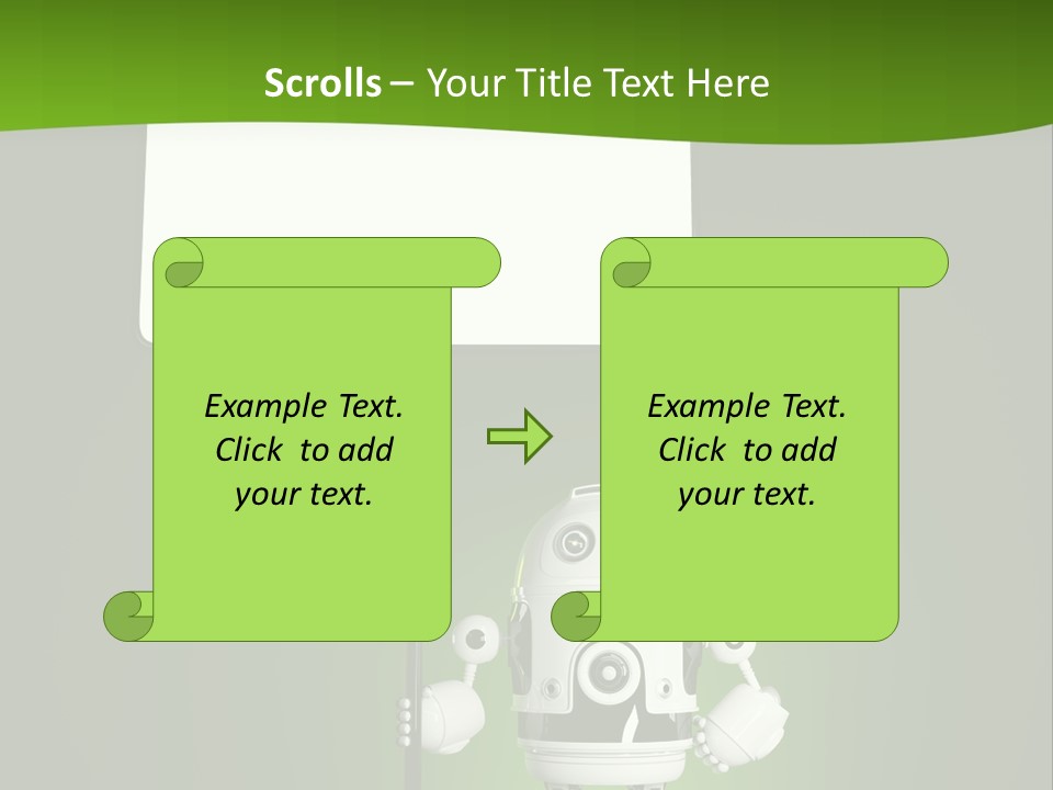 Male Space Robotic PowerPoint Template