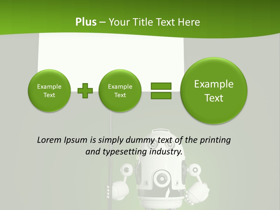 Male Space Robotic PowerPoint Template
