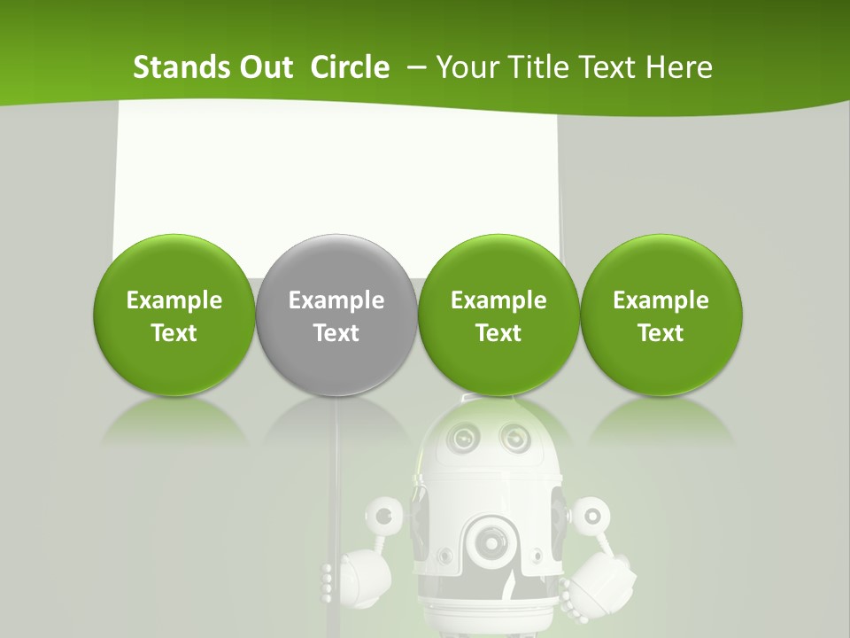 Male Space Robotic PowerPoint Template