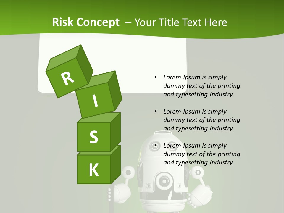 Male Space Robotic PowerPoint Template