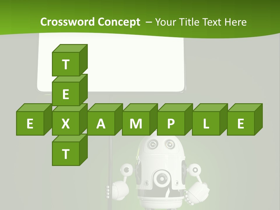 Male Space Robotic PowerPoint Template