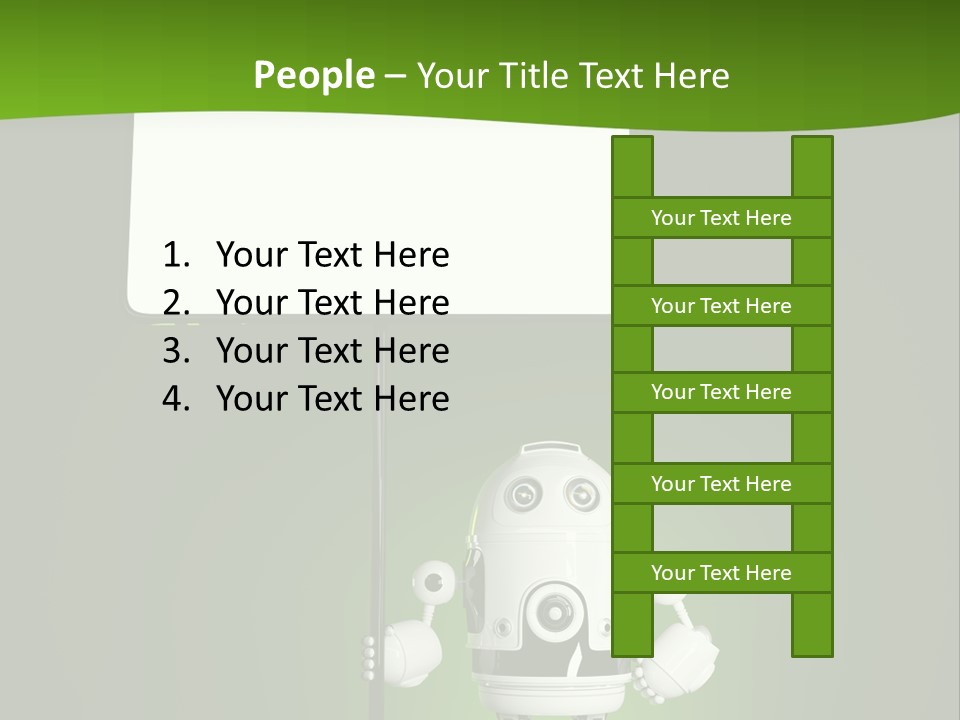 Male Space Robotic PowerPoint Template