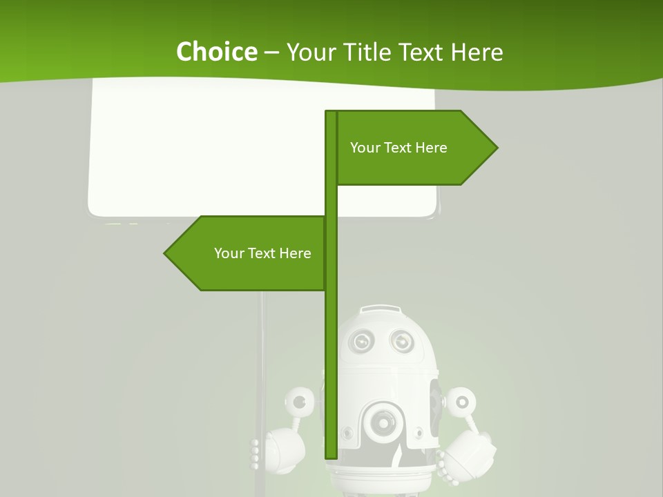 Male Space Robotic PowerPoint Template