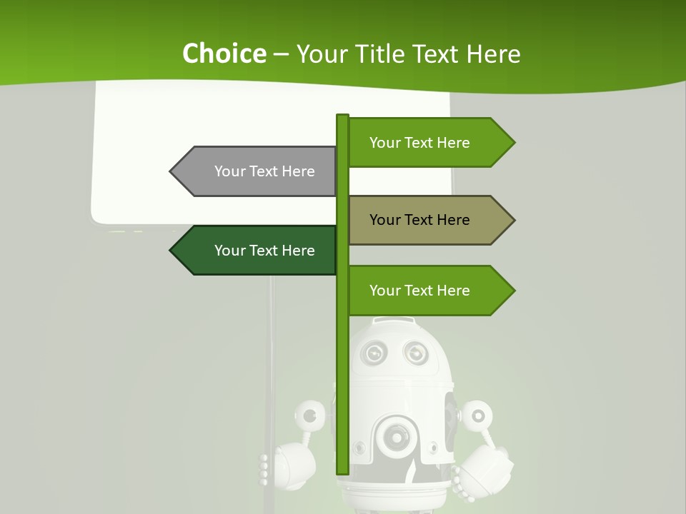 Male Space Robotic PowerPoint Template