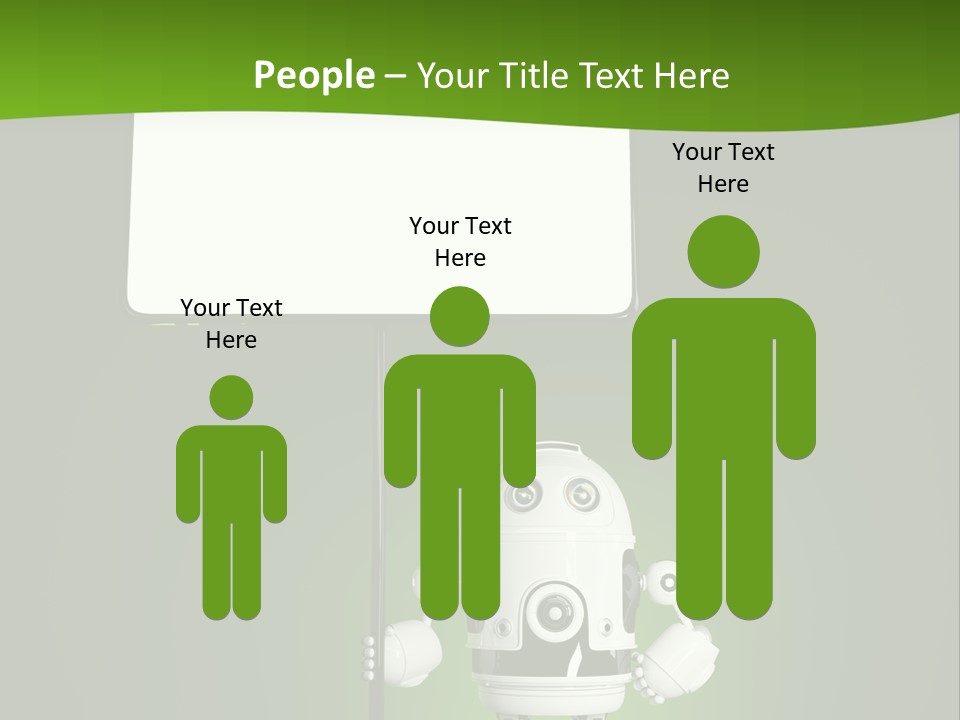 Male Space Robotic PowerPoint Template