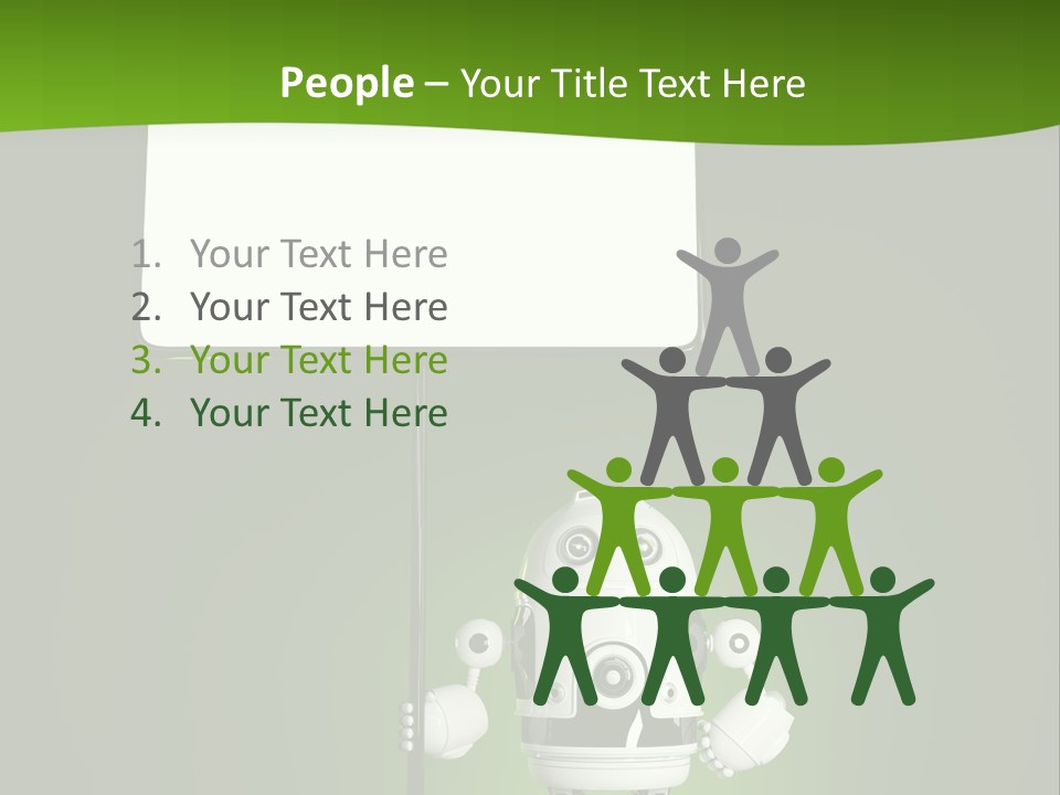 Male Space Robotic PowerPoint Template