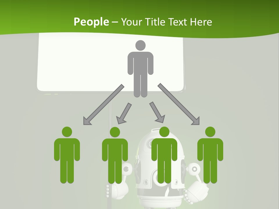 Male Space Robotic PowerPoint Template