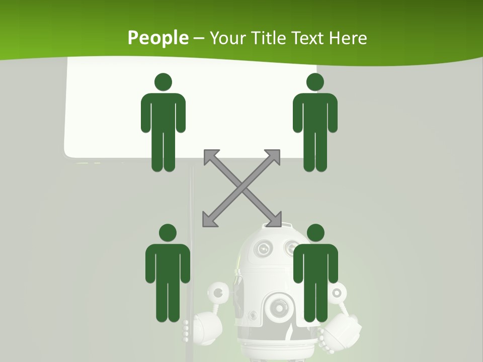 Male Space Robotic PowerPoint Template