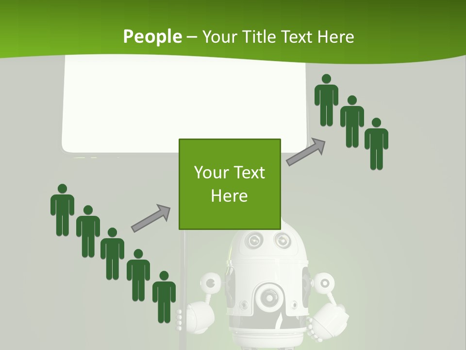 Male Space Robotic PowerPoint Template