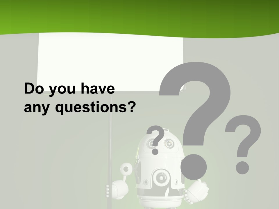 Male Space Robotic PowerPoint Template