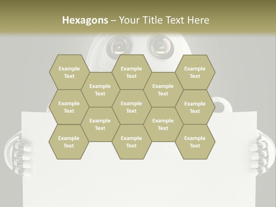 Intelligence Space Robot PowerPoint Template