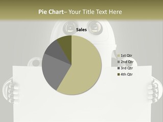 Intelligence Space Robot PowerPoint Template