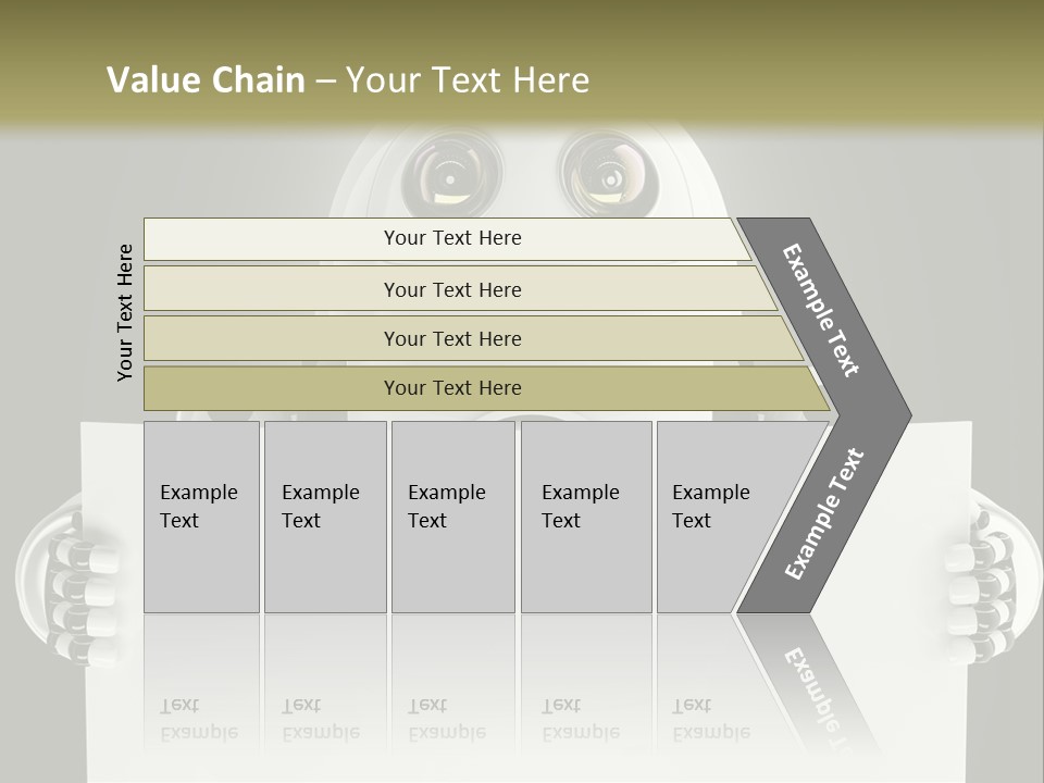 Intelligence Space Robot PowerPoint Template