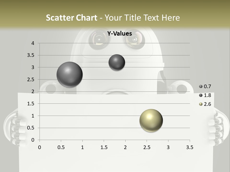 Intelligence Space Robot PowerPoint Template
