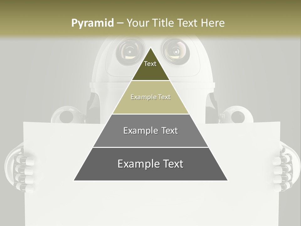 Intelligence Space Robot PowerPoint Template
