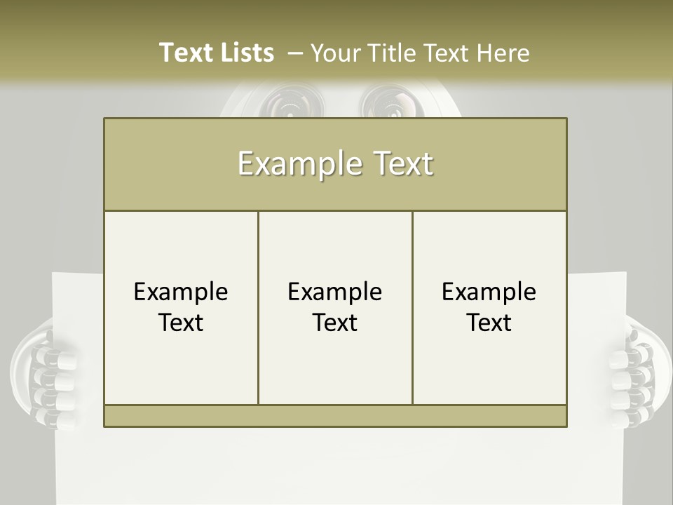 Intelligence Space Robot PowerPoint Template