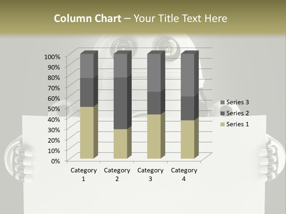 Intelligence Space Robot PowerPoint Template