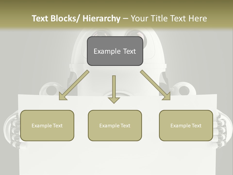 Intelligence Space Robot PowerPoint Template