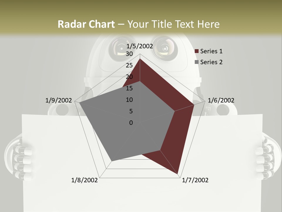 Intelligence Space Robot PowerPoint Template
