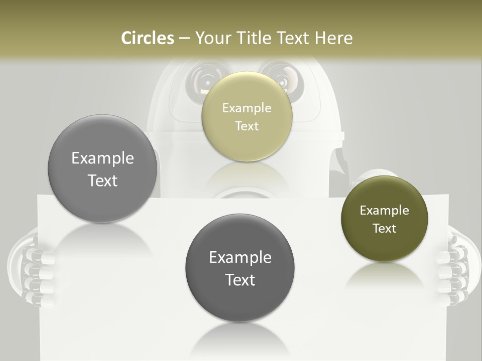 Intelligence Space Robot PowerPoint Template