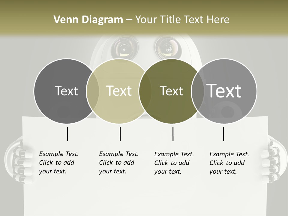 Intelligence Space Robot PowerPoint Template