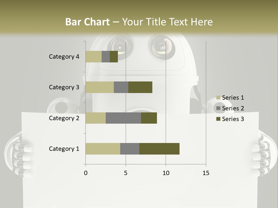 Intelligence Space Robot PowerPoint Template
