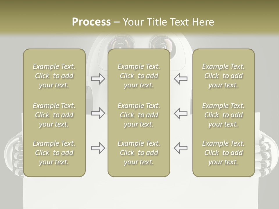 Intelligence Space Robot PowerPoint Template