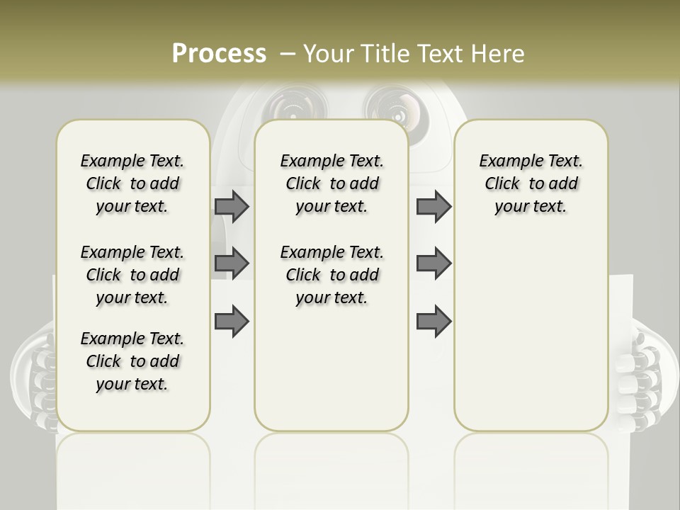 Intelligence Space Robot PowerPoint Template