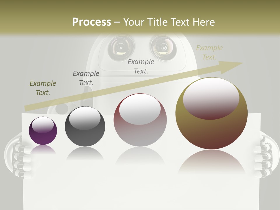 Intelligence Space Robot PowerPoint Template