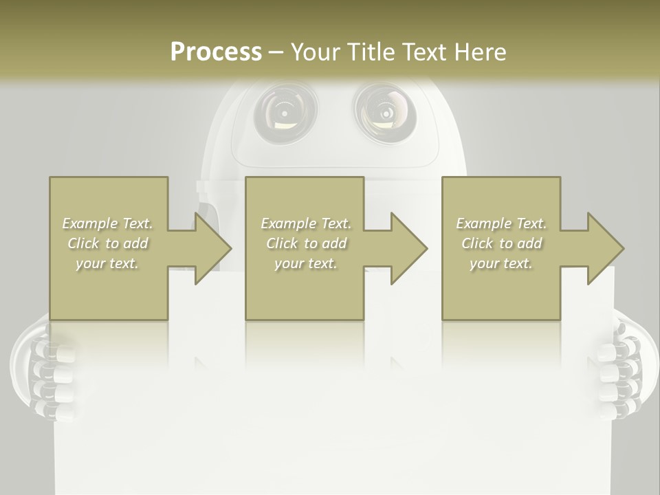 Intelligence Space Robot PowerPoint Template