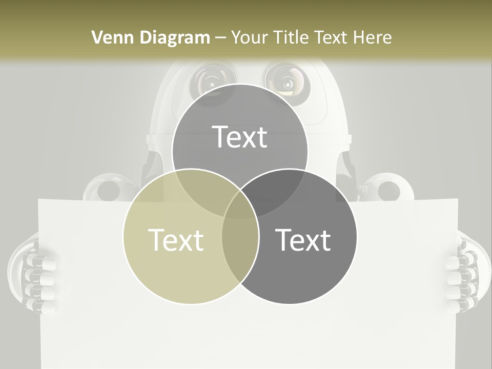 Intelligence Space Robot PowerPoint Template