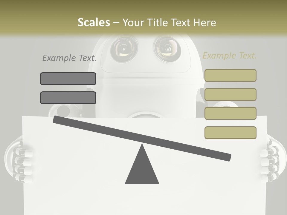 Intelligence Space Robot PowerPoint Template